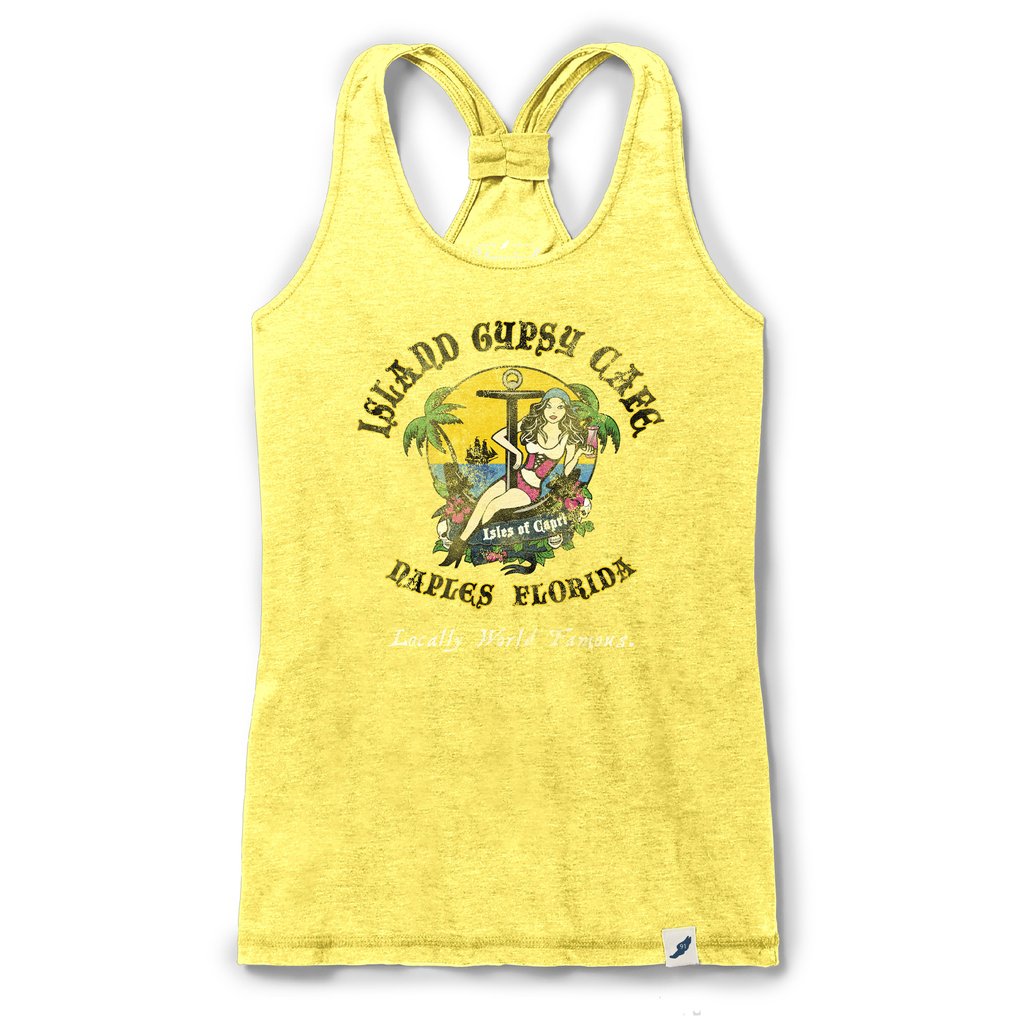Burn Out Racer-Back Tank Top