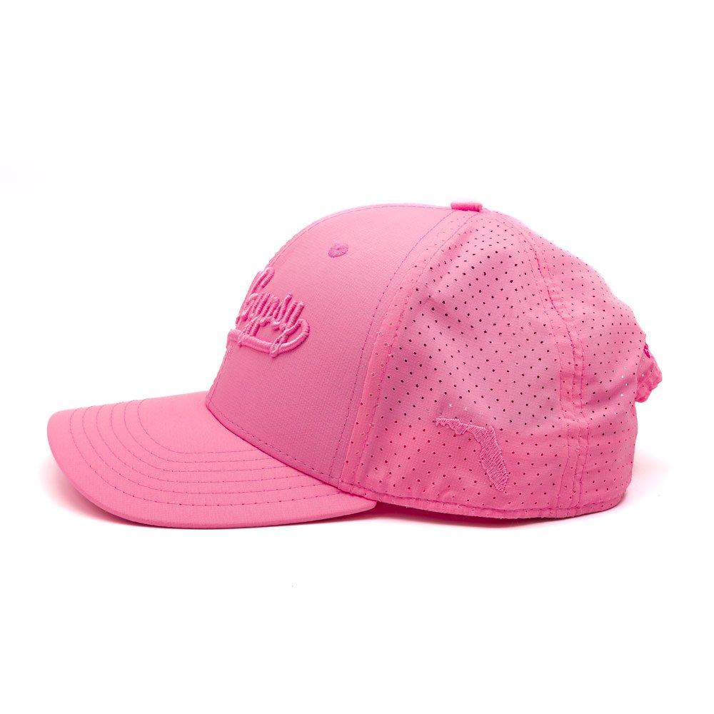 Pink on Pink Embroidered_Hat_Left