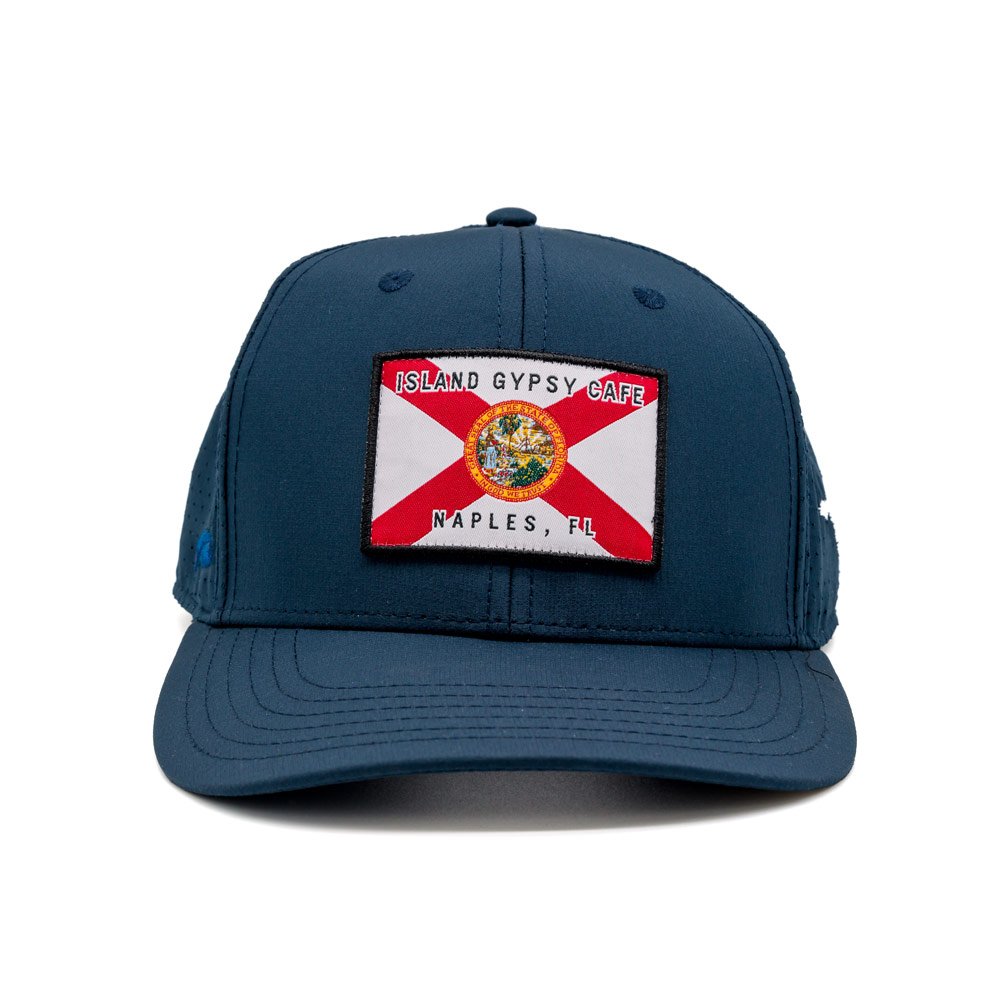 Navy Florida Flag_Hat_Front