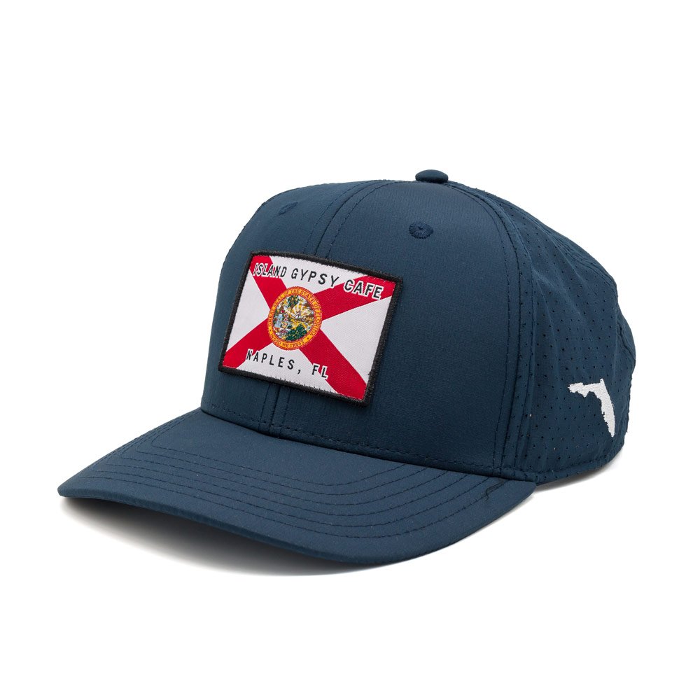 Navy Florida Flag_Hat_Front-Left