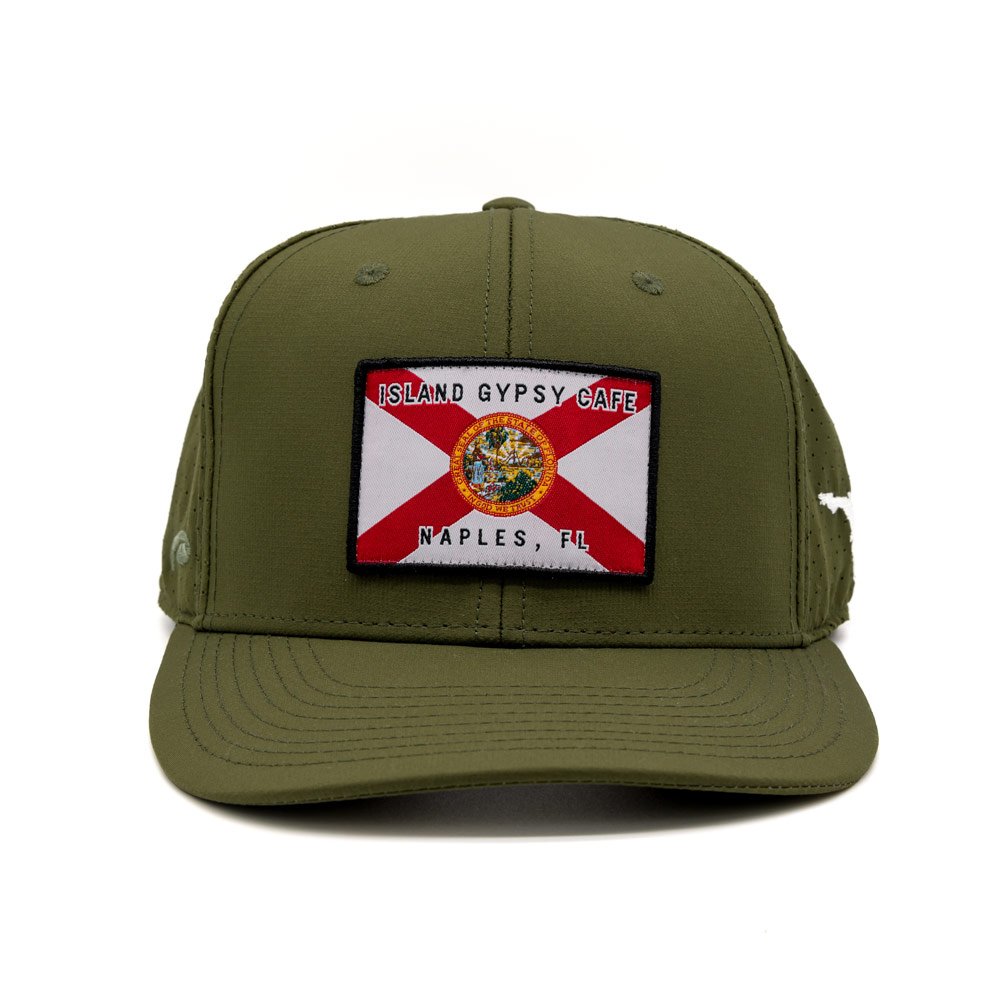 Army Green Florida Flag_Hat_Front